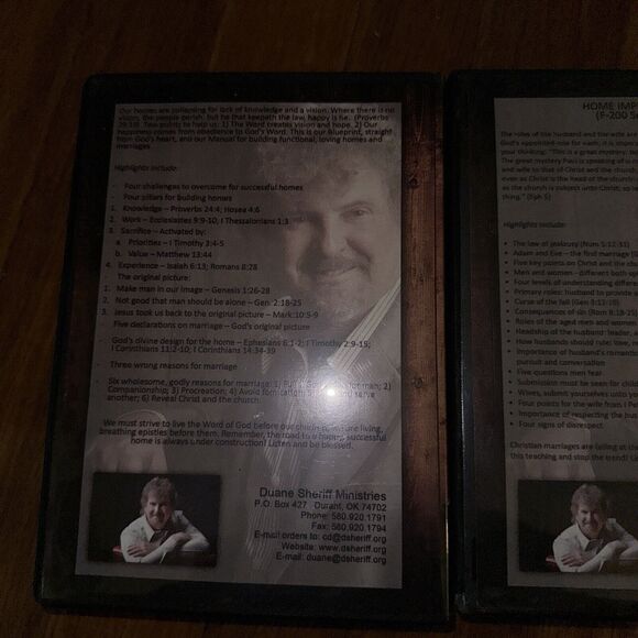 Lot of 3 Duane Sheriff Ministries Audiobooks CDs Christian God Home Improvement - Picture 15 of 16